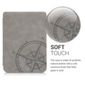 kwmobile Case for Tolino Page 2 Cover - eReader Case made of Faux Leather with Auto Sleep Function - Heart Brush