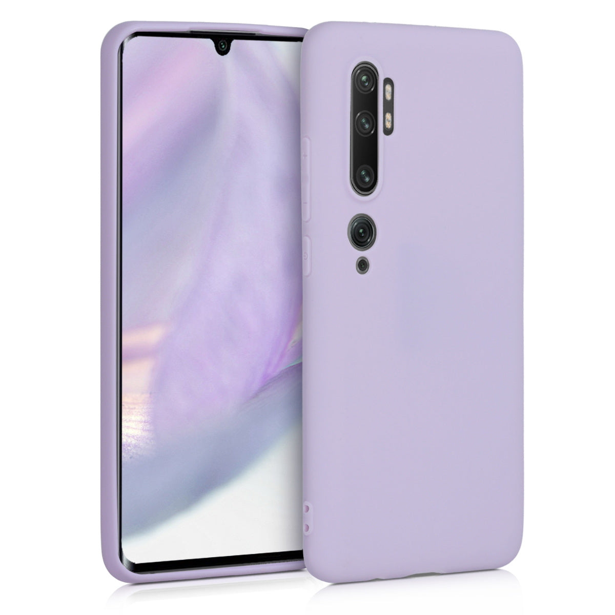 kwmobile Phone Case for Xiaomi Mi Note 10 / Note 10 Pro - Soft Silicone Phone Cover - Protective Case