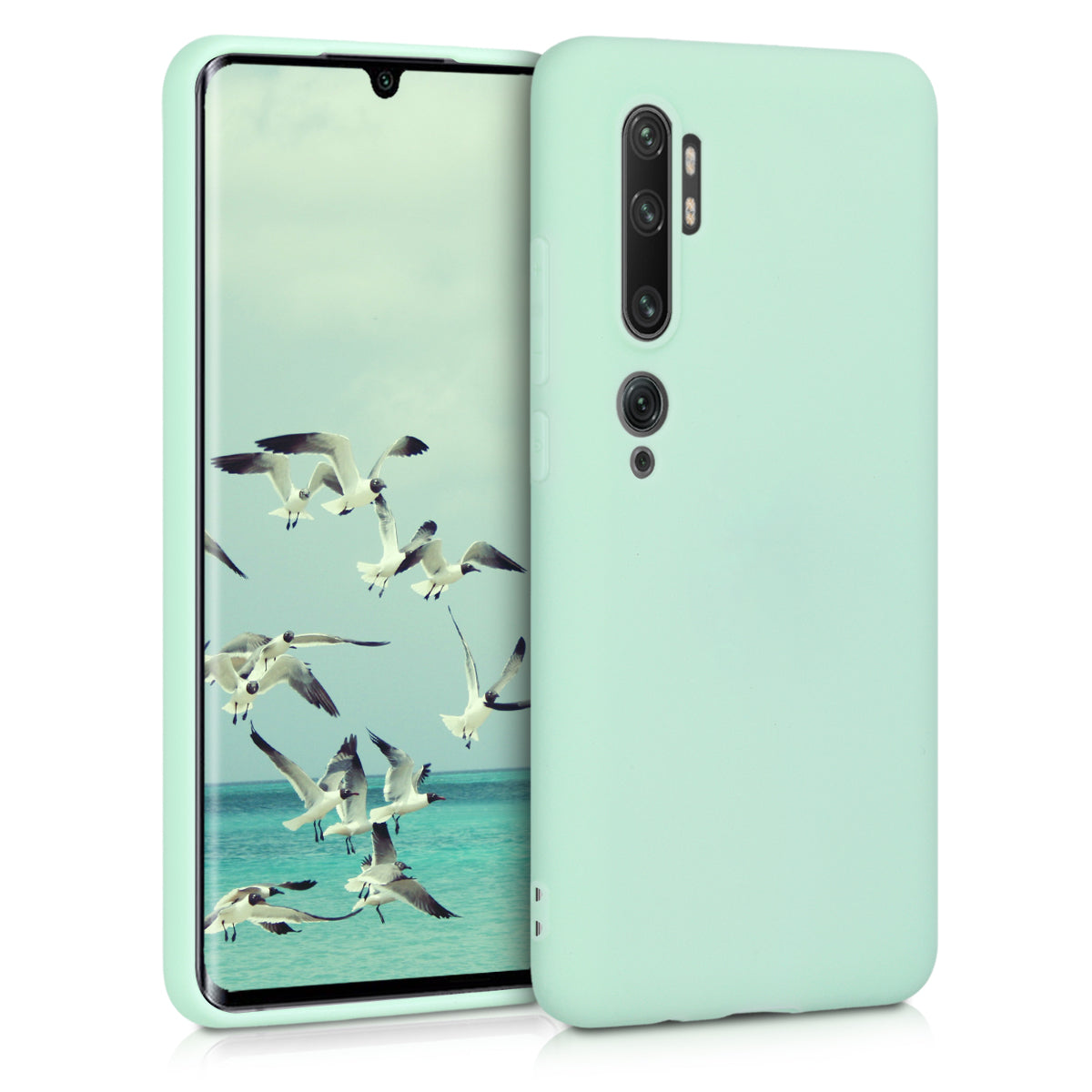 kwmobile Phone Case for Xiaomi Mi Note 10 / Note 10 Pro - Soft Silicone Phone Cover - Protective Case
