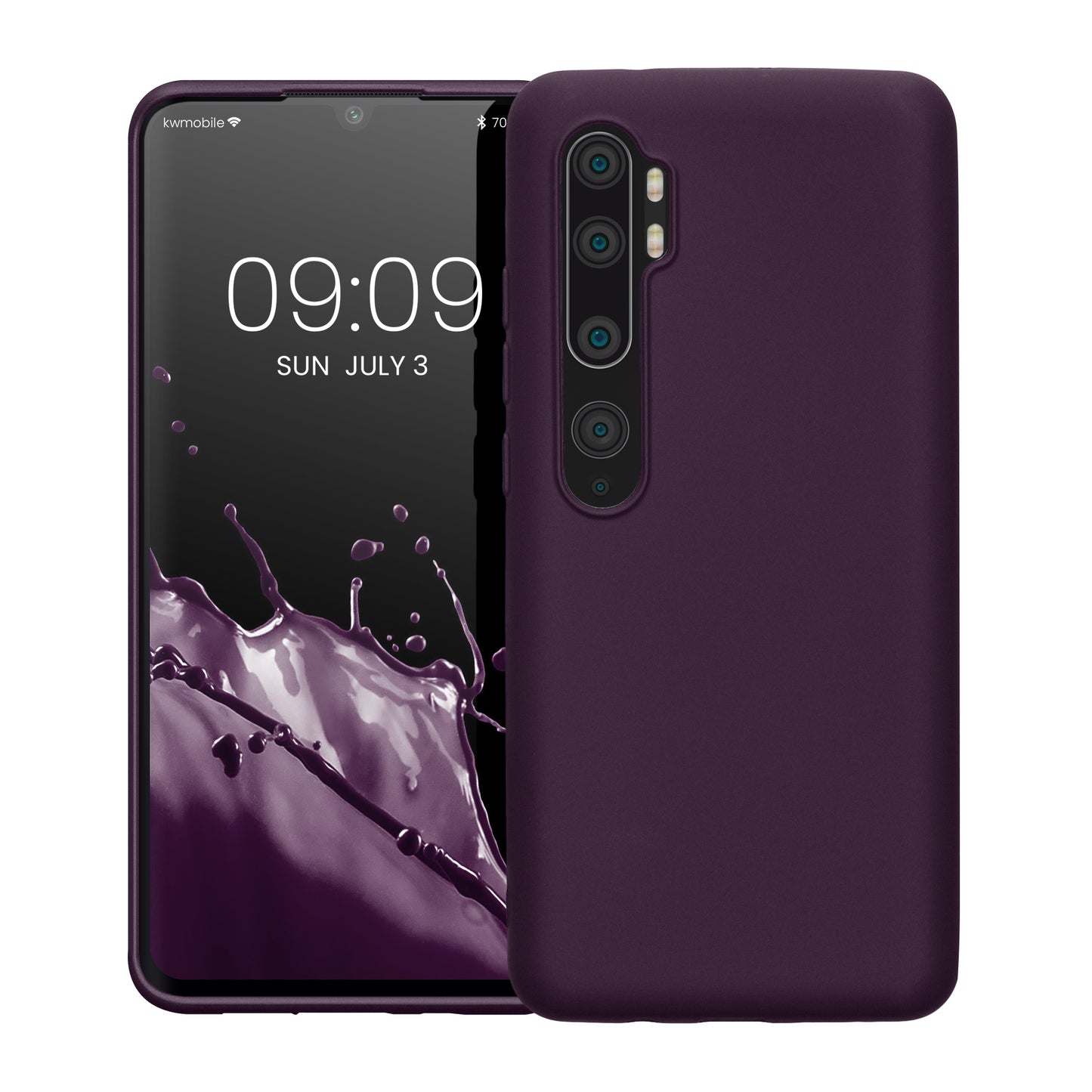 kwmobile Phone Case for Xiaomi Mi Note 10 / Note 10 Pro Case - Silicone Case - Protective Cover