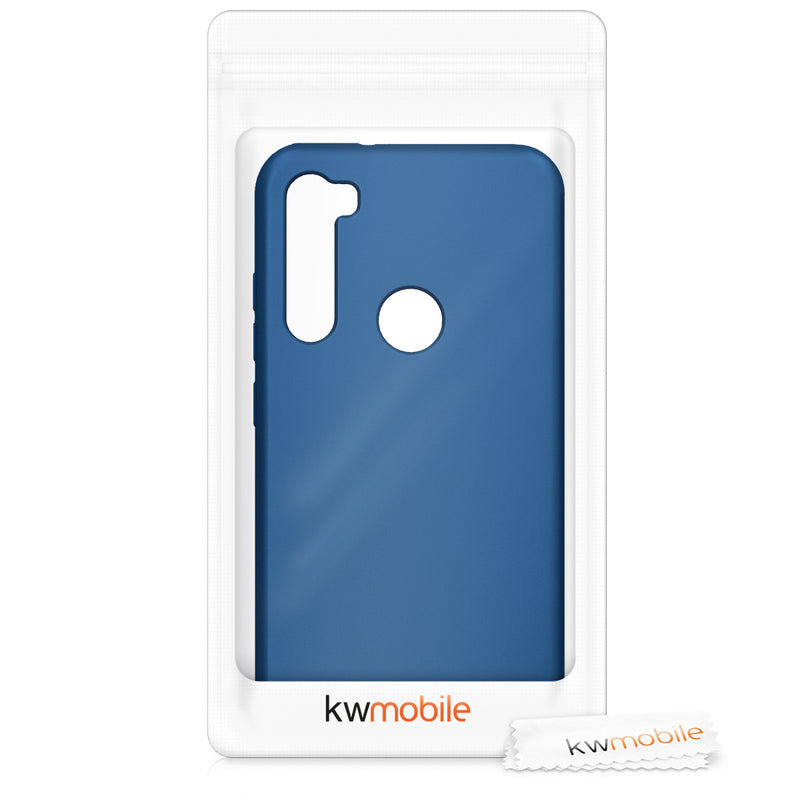 kwmobile Phone Case for Xiaomi Redmi Note 8T - Shimmering Silicone Case - Protective Cover