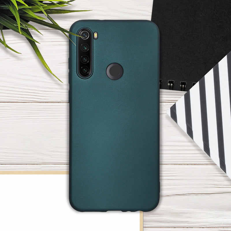 kwmobile Phone Case for Xiaomi Redmi Note 8T - Shimmering Silicone Case - Protective Cover