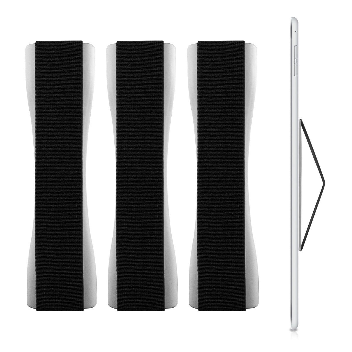 kwmobile Tablet Finger Holder Grip Stand Self-Adhesive Tablet PC Finger Holder compatible with iPad Samsung Sony Tablets