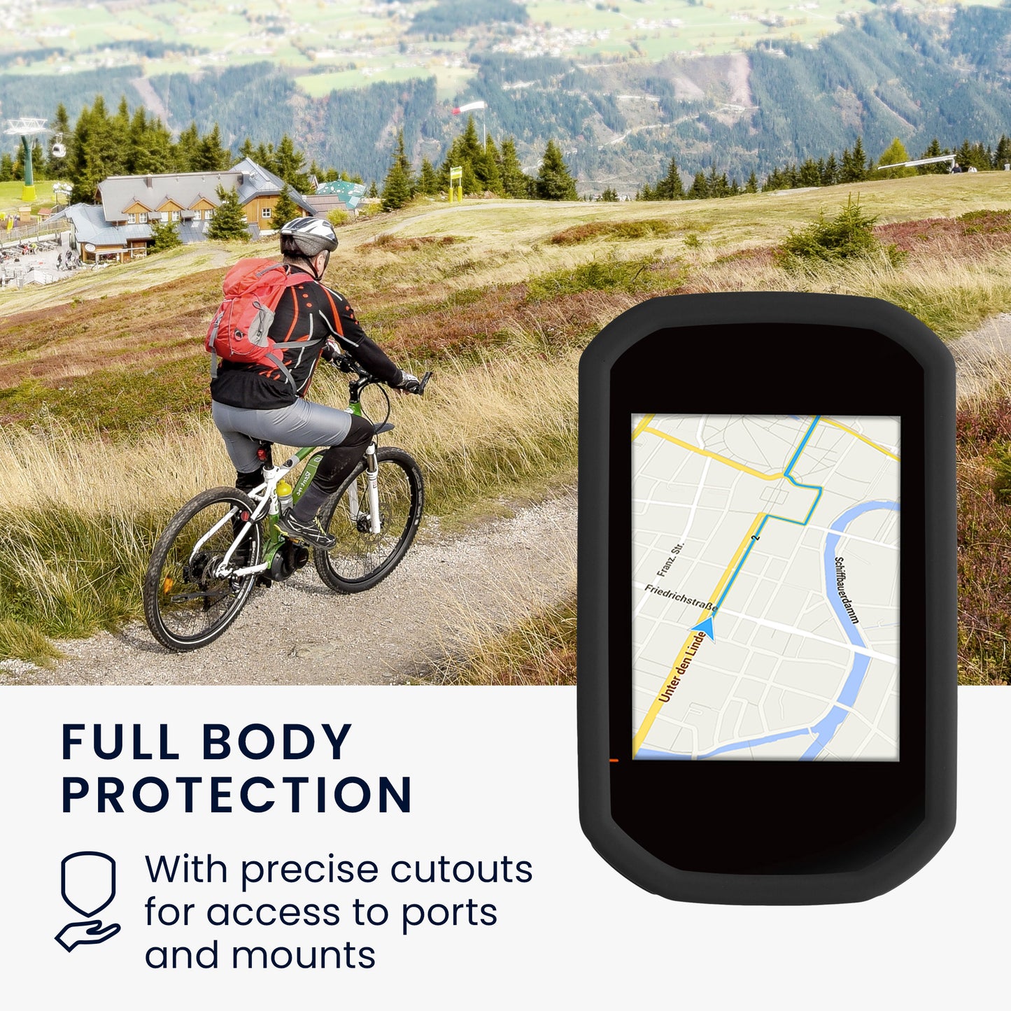 kwmobile Case Compatible with Bryton Rider 420 / 320 Cover Protective Case