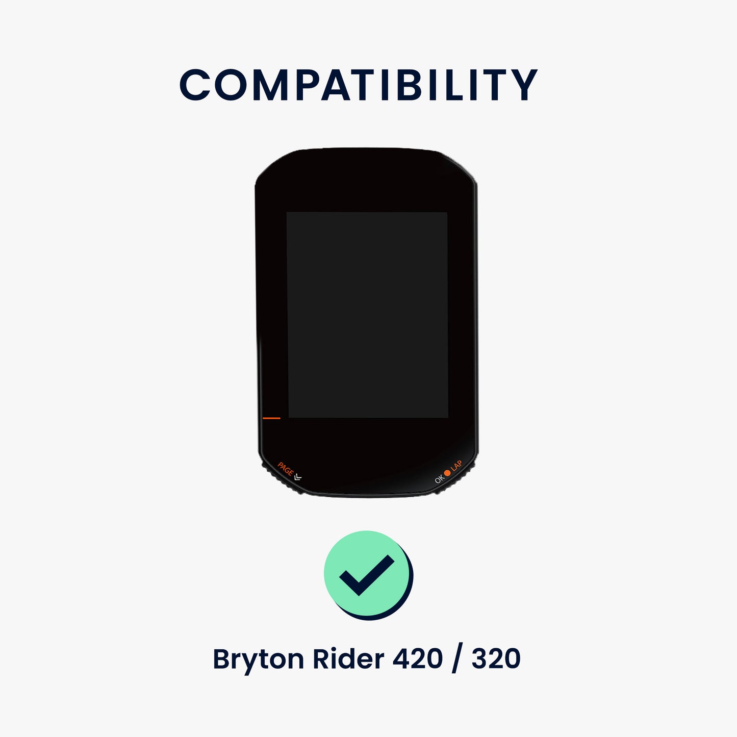 kwmobile Case Compatible with Bryton Rider 420 / 320 Cover Protective Case