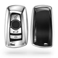 kwmobile Car Key Cover Compatible with BMW 3-Button Keyless Go Car Key - Silicone Case Remote Cover