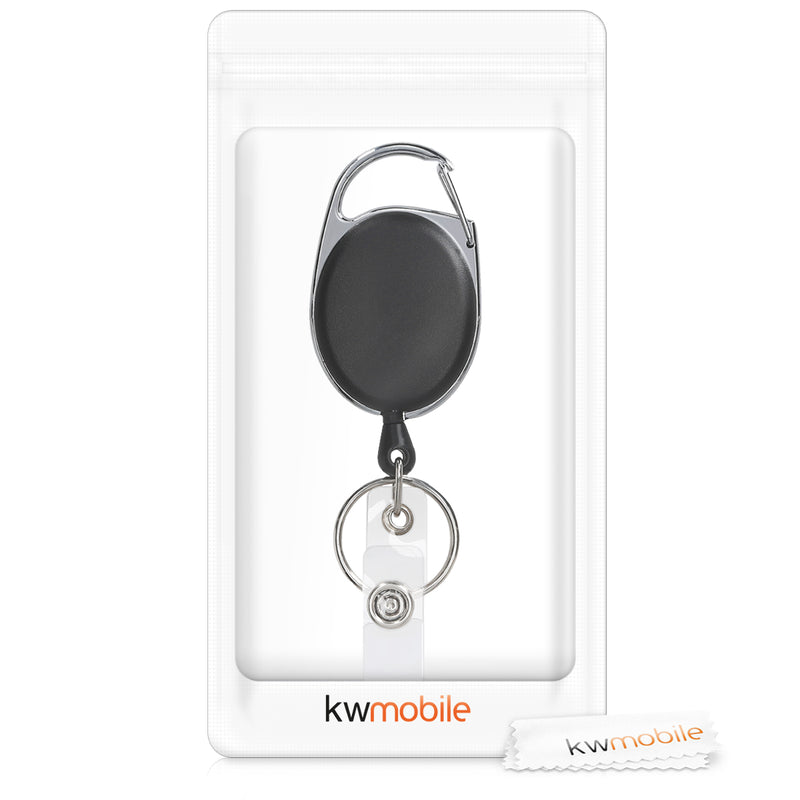 1x Retractable Badge Holder with Card Sleeve