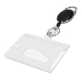 1x Retractable Badge Holder with Card Sleeve
