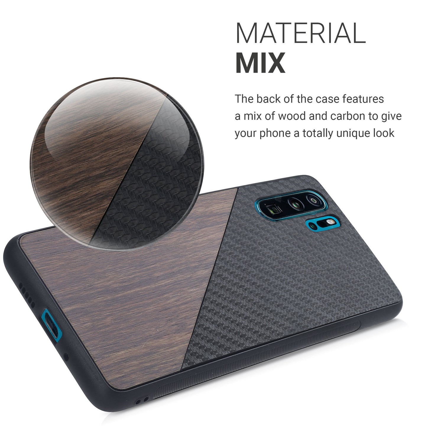 kwmobile Case Compatible with Huawei P30 Pro - Phone Case - Phone Protective Cover - Smartphone Cover
