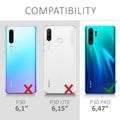 kwmobile Case Compatible with Huawei P30 Pro - Phone Case - Phone Protective Cover - Smartphone Cover