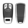 kwmobile Car Key Cover compatible with Audi 3-Button Smartkey Car Key (Keyless Go only) - Silicone Protective Cover