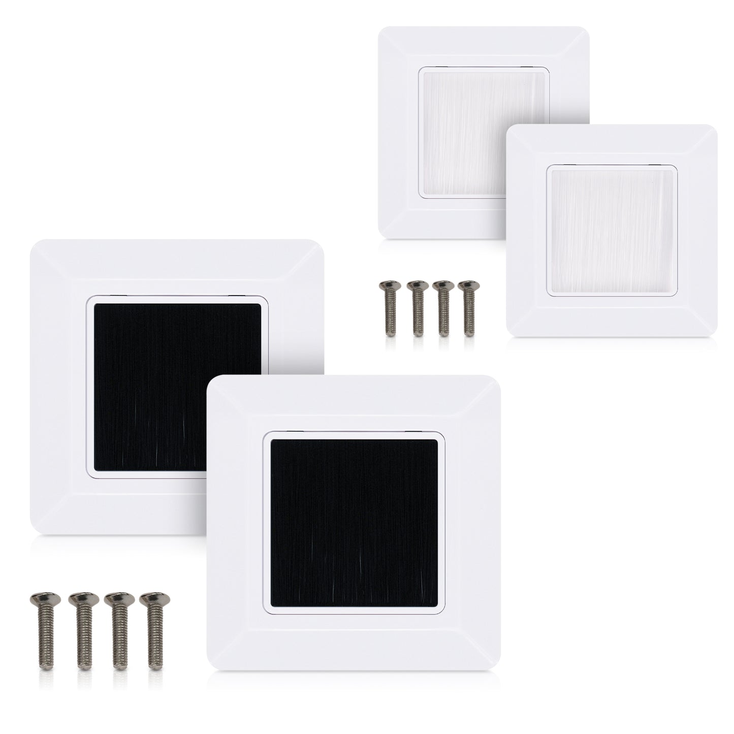 Aperture cable gland flush-mounted