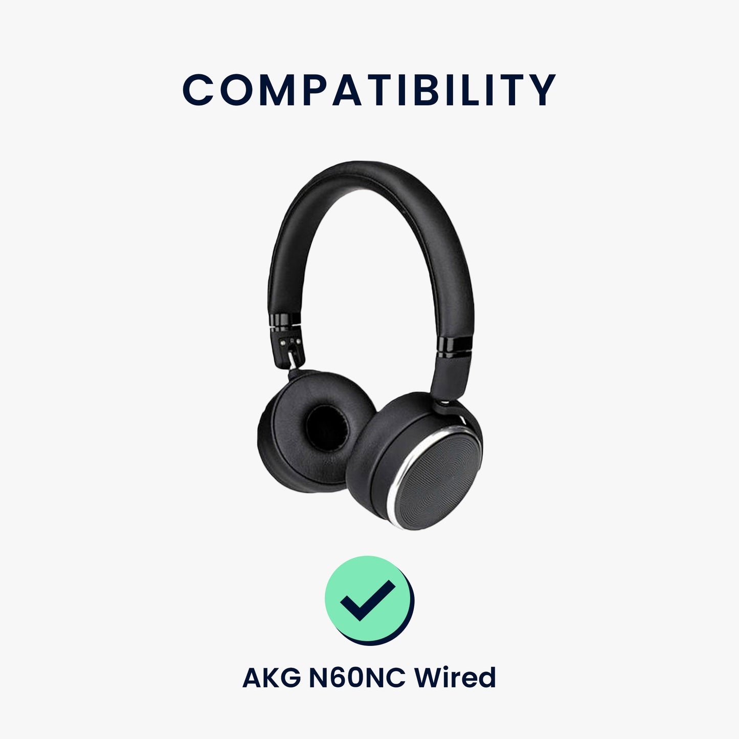kwmobile Ear Pads for AKG N60NC Wired Earpads Replacement Ear Pads Headphone Spare Parts Headphone Replacement Pads Over Ear Headphones