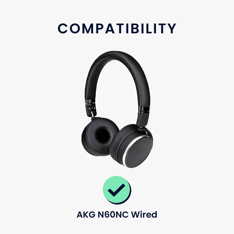 kwmobile Ear Pads for AKG N60NC Wired Earpads Replacement Ear Pads Headphone Spare Parts Headphone Replacement Pads Over Ear Headphones