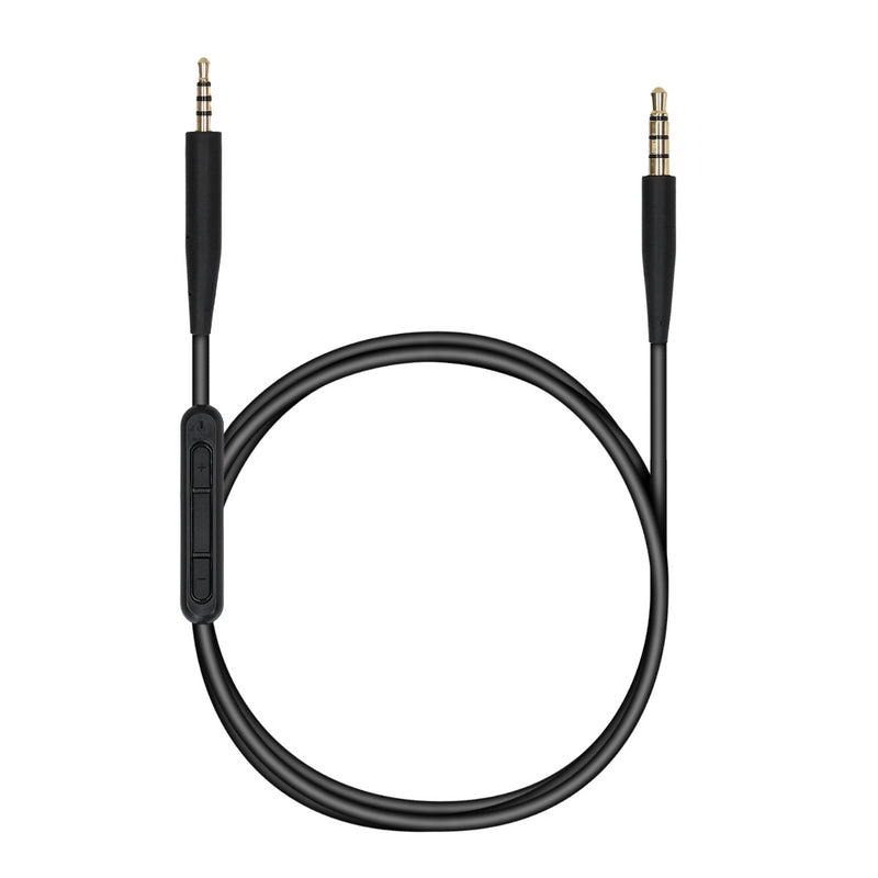 kwmobile Headphone Cable for Bose QuietComfort 35 Replacement Cable Microphone Volume Control 3.5mm Jack