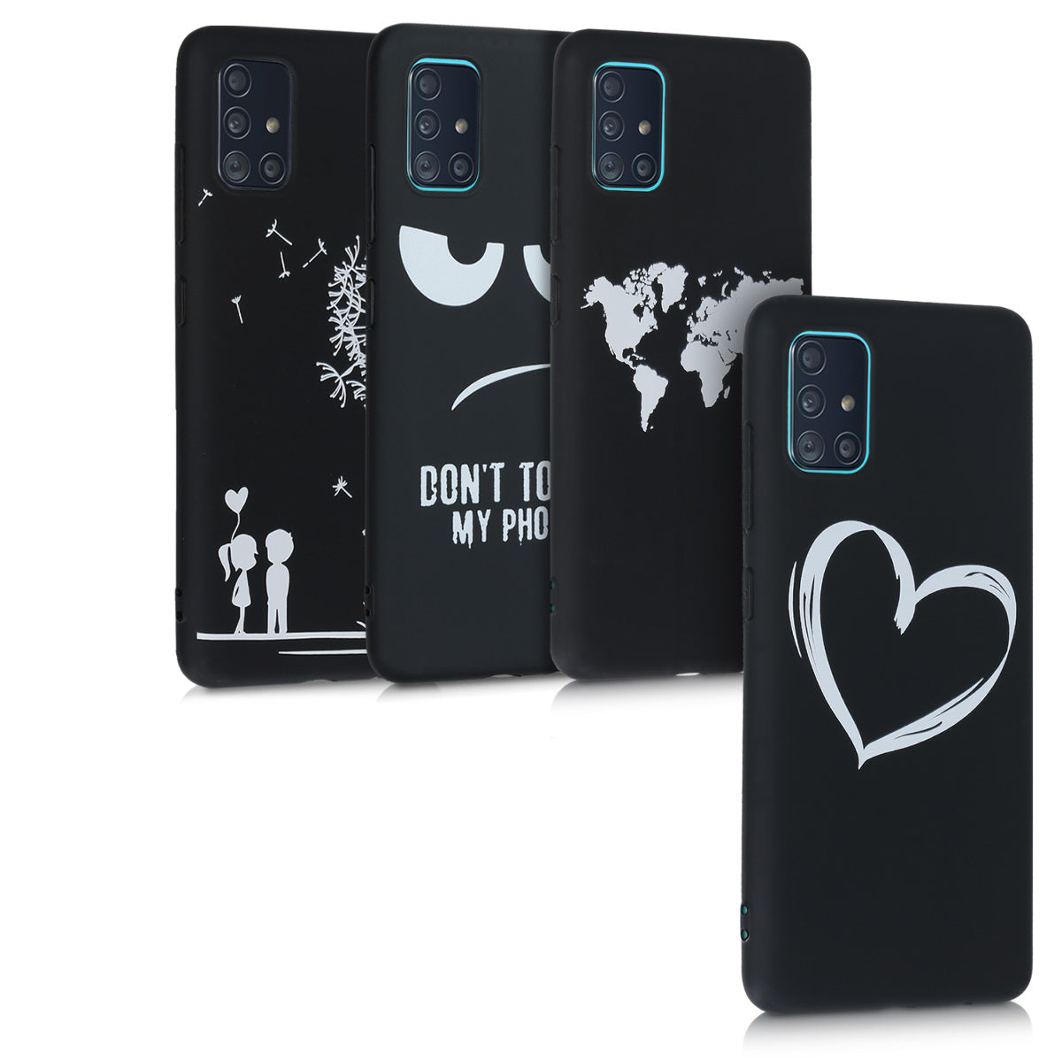 kwmobile Case Compatible with Samsung Galaxy A51 Cover Silicone Protective Case