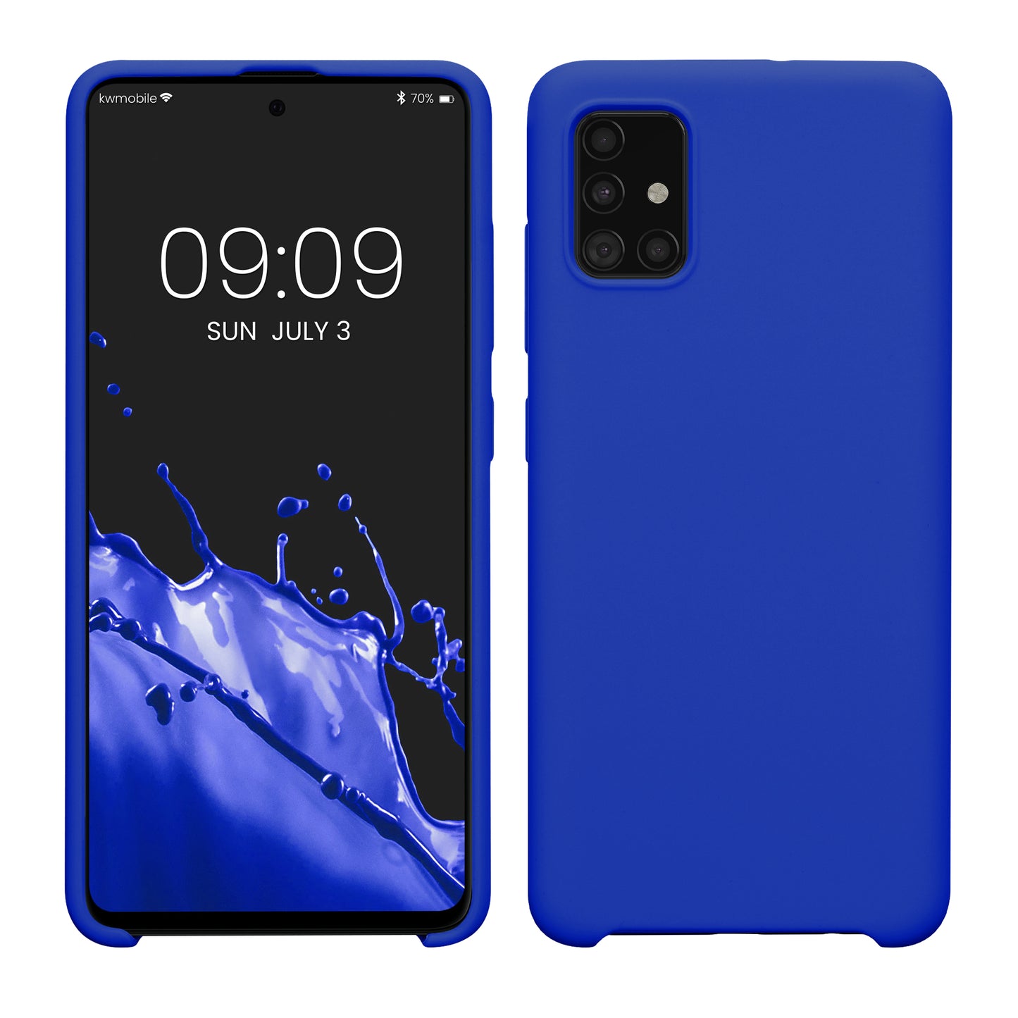 kwmobile Phone Case for Samsung Galaxy A51 - Silicone Case - Wireless Charging - Protective Cover