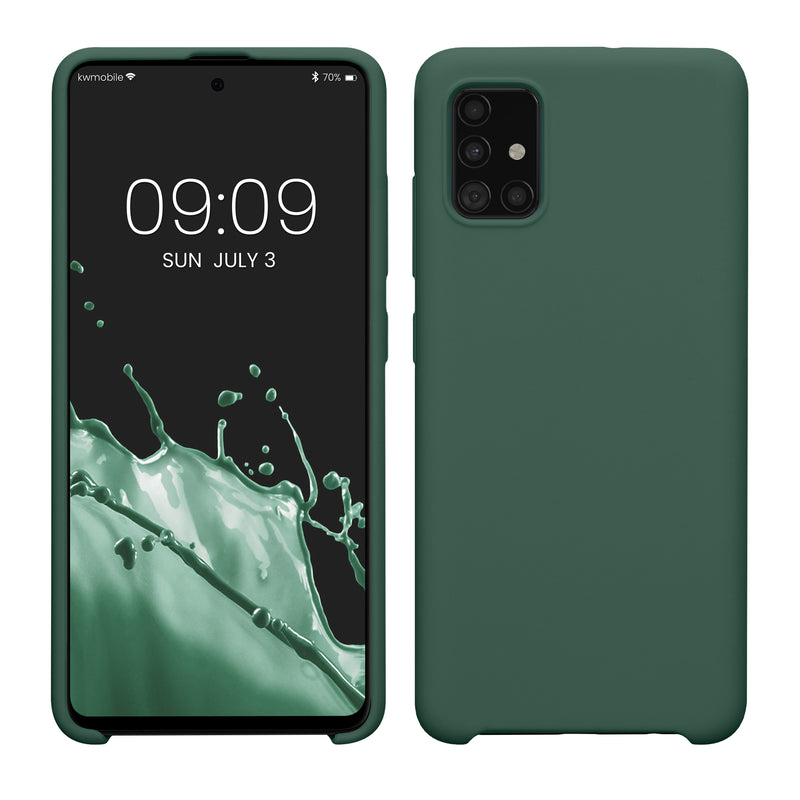 kwmobile Phone Case for Samsung Galaxy A51 - Silicone Case - Wireless Charging - Protective Cover