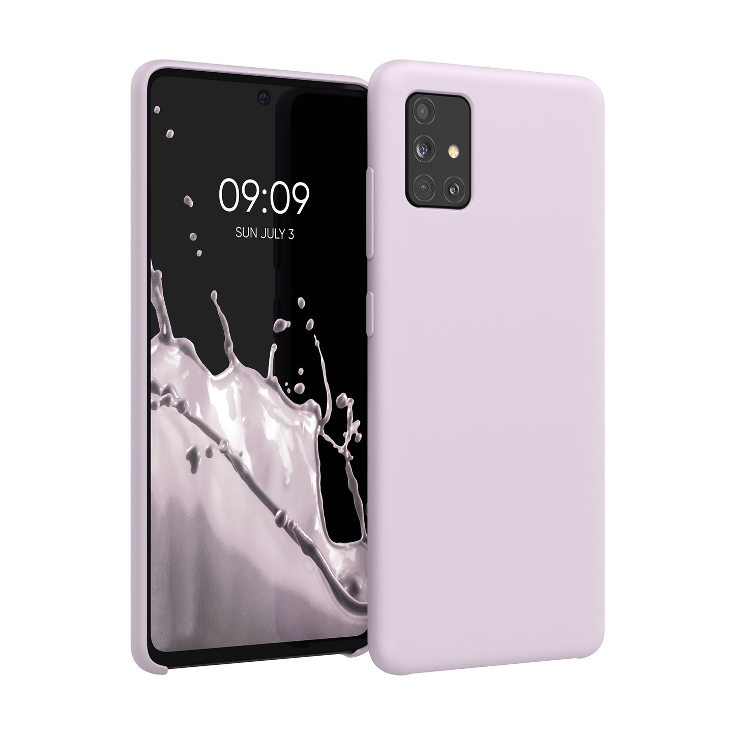 kwmobile Phone Case for Samsung Galaxy A51 - Silicone Case - Wireless Charging - Protective Cover