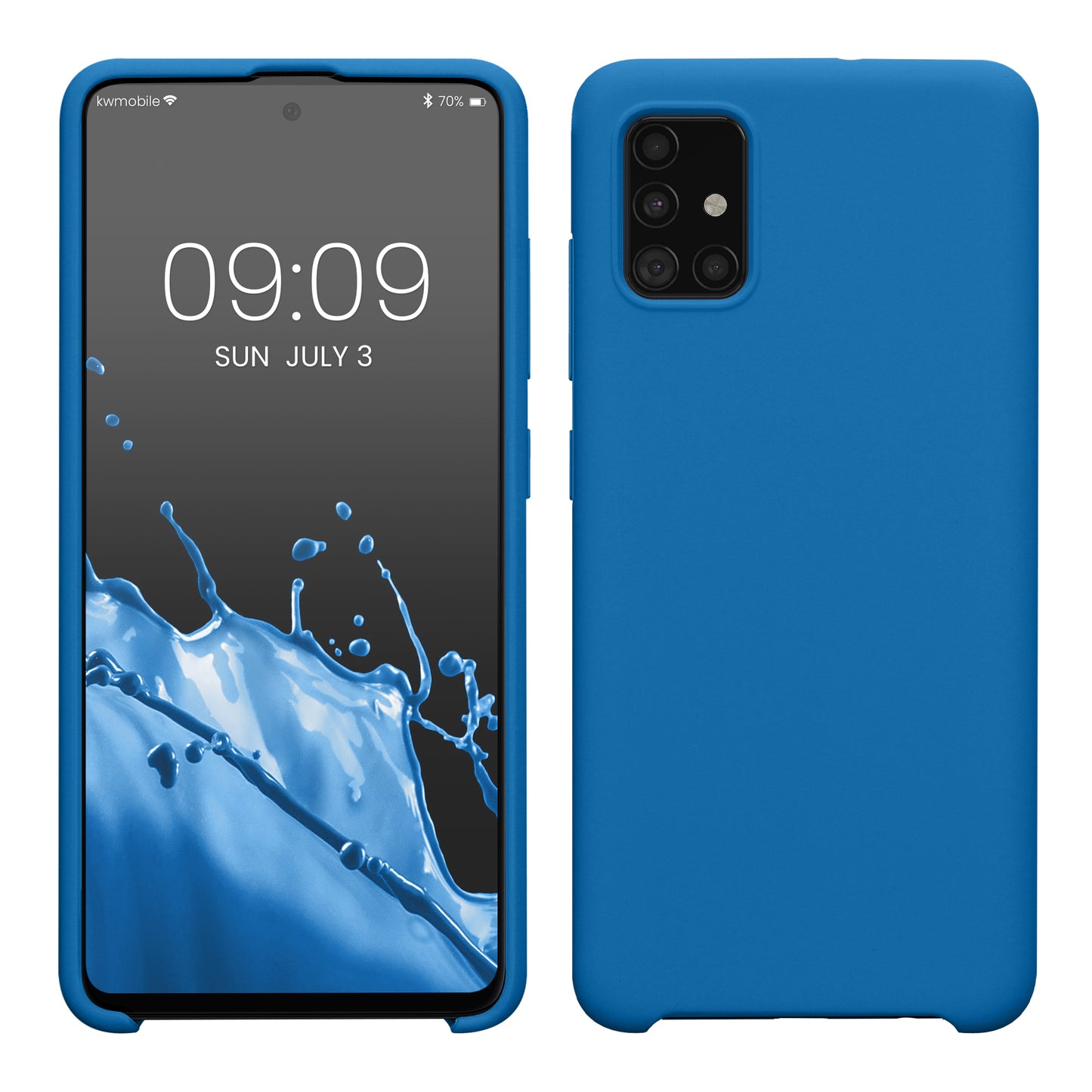 kwmobile Phone Case for Samsung Galaxy A51 - Silicone Case - Wireless Charging - Protective Cover
