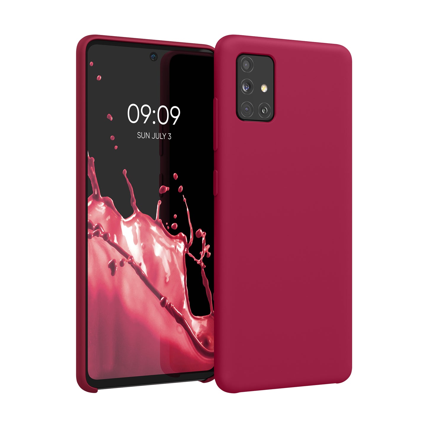 kwmobile Phone Case for Samsung Galaxy A51 - Silicone Case - Wireless Charging - Protective Cover