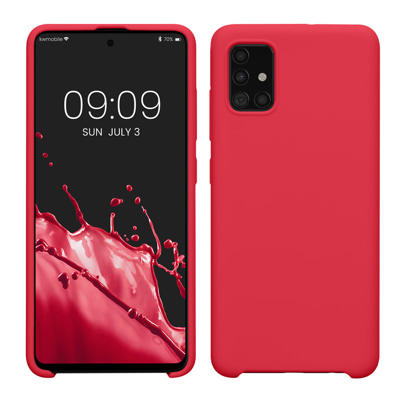kwmobile Phone Case for Samsung Galaxy A51 - Silicone Case - Wireless Charging - Protective Cover