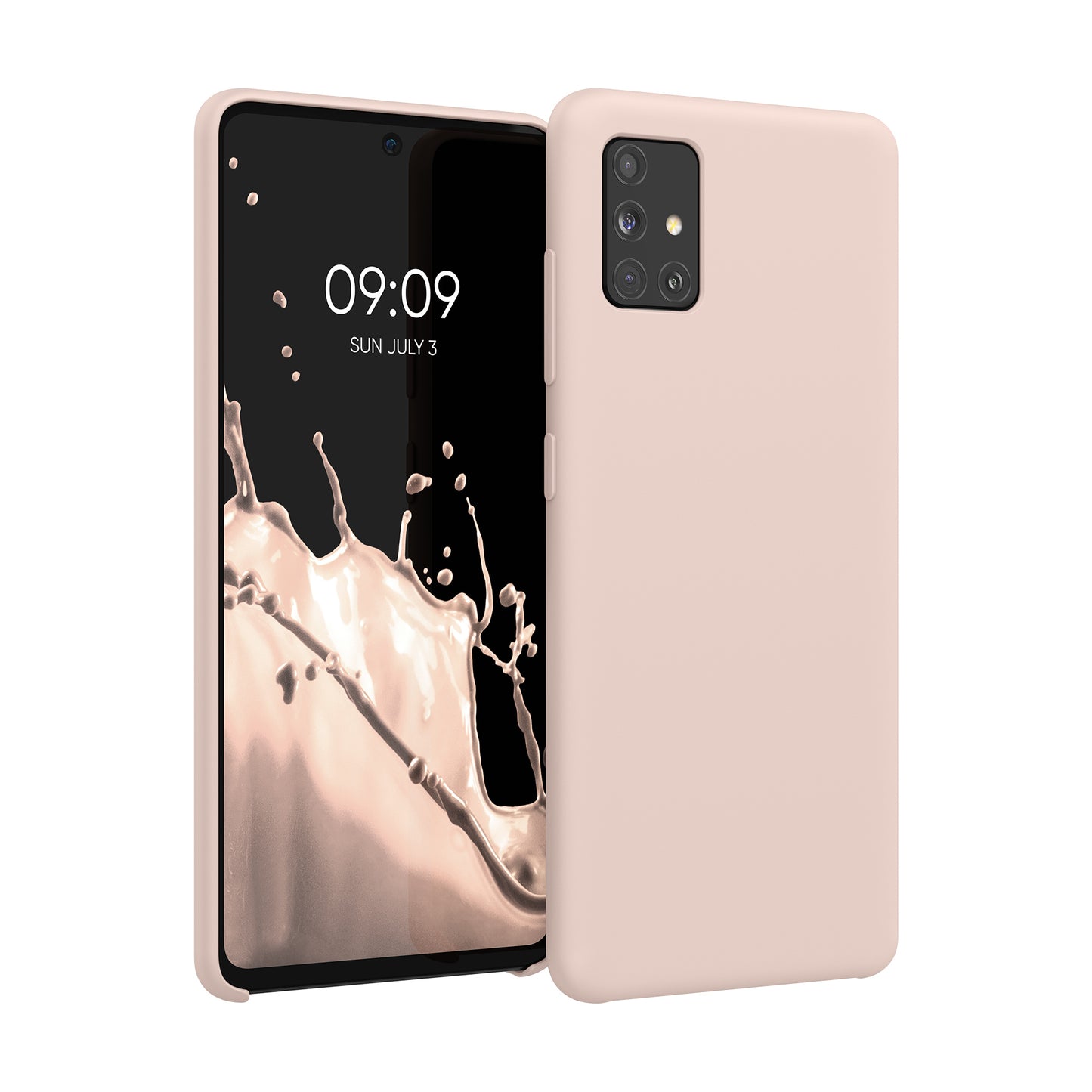 kwmobile Phone Case for Samsung Galaxy A51 - Silicone Case - Wireless Charging - Protective Cover
