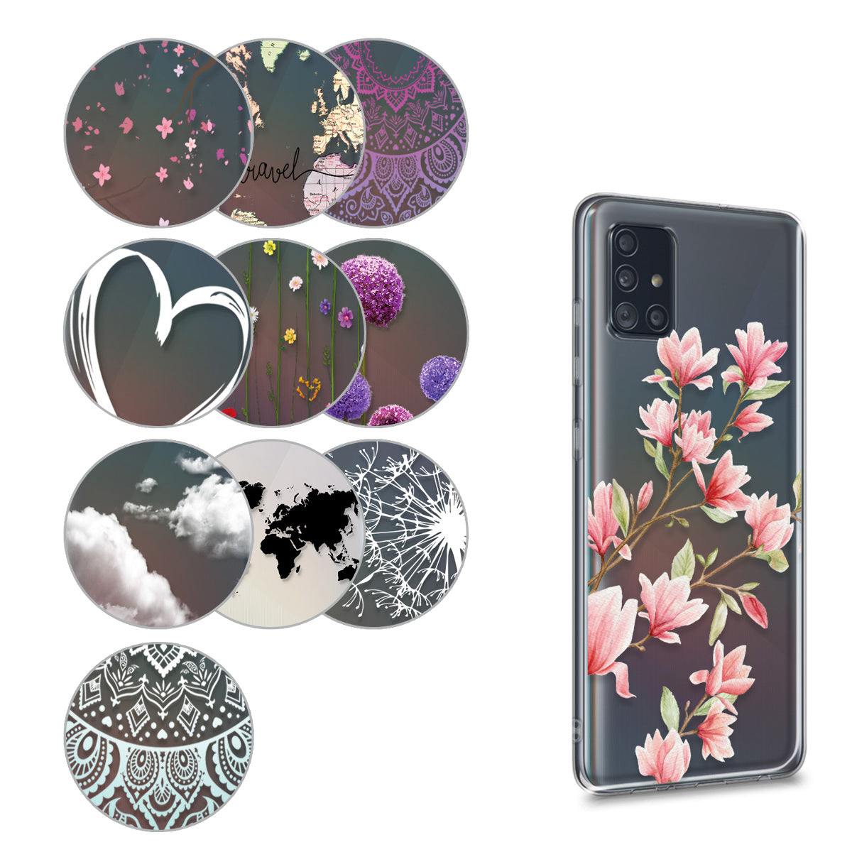 kwmobile Case Compatible with Samsung Galaxy A51 - Silicone Transparent Cover