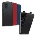 kwmobile Schutzhülle kompatibel mit Samsung Galaxy A51 - Hülle Handy - Flip Case Handyhülle Dunkelblau Dunkelblau  