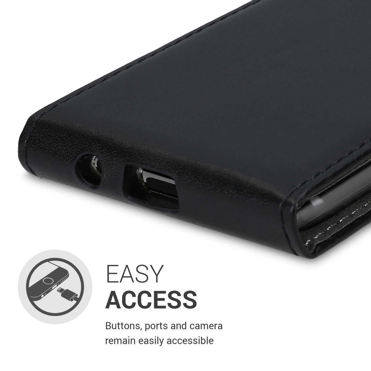 kwmobile Protective Case Compatible with Samsung Galaxy A51 - Flip Case Phone Cover