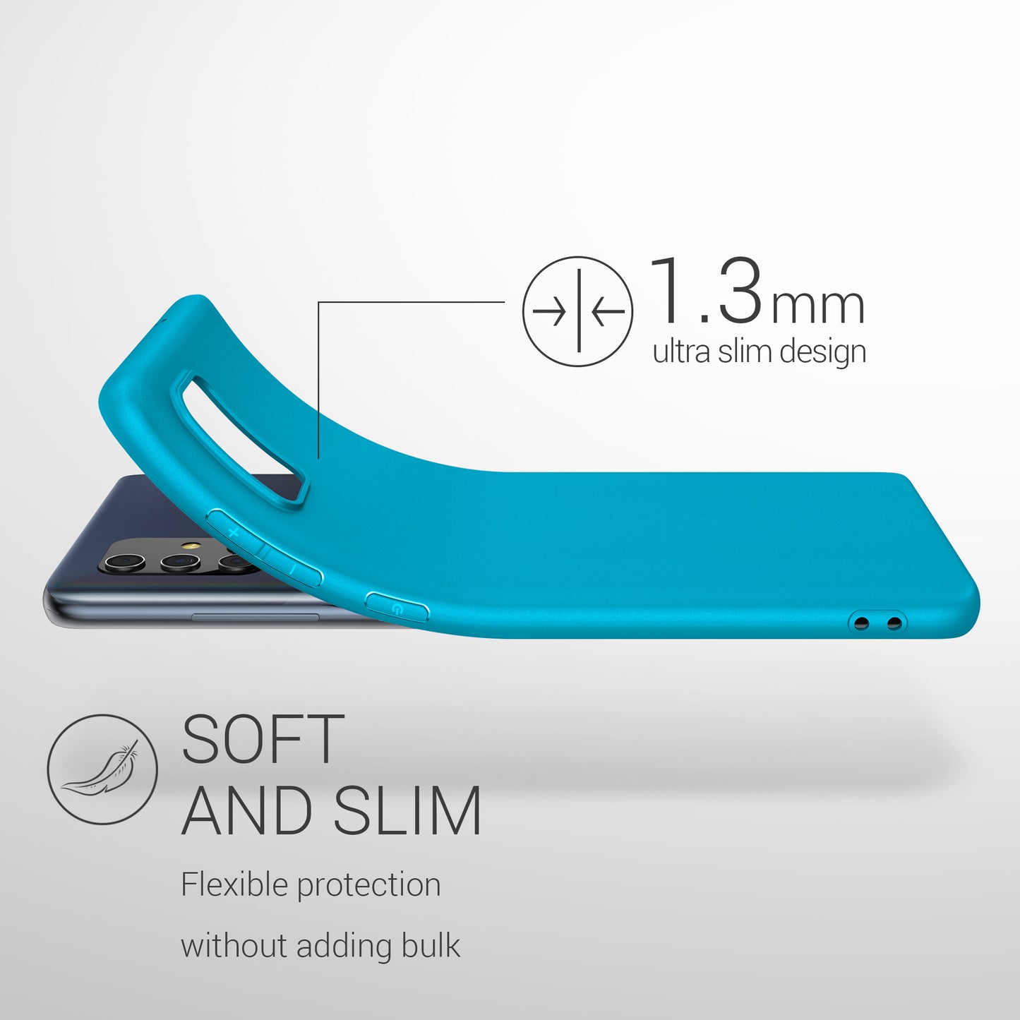 kwmobile Phone Case for Samsung Galaxy A71 - Wireless Charging - Protective Cover