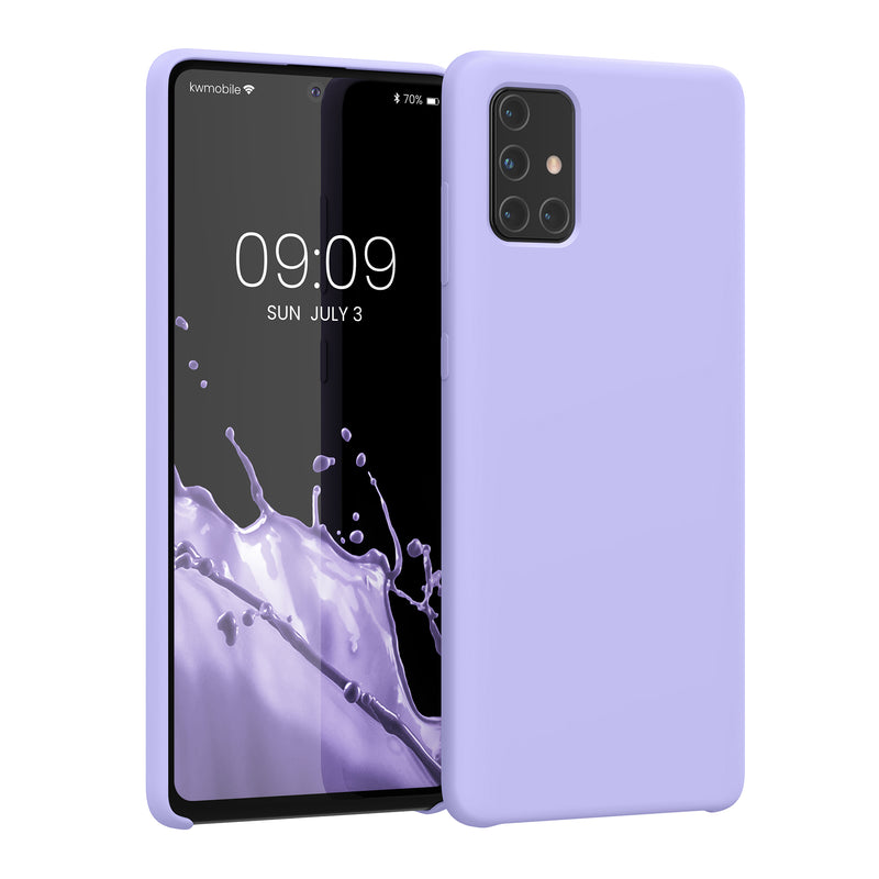kwmobile Phone Case for Samsung Galaxy A71 - Silicone Case - Wireless Charging - Protective Cover
