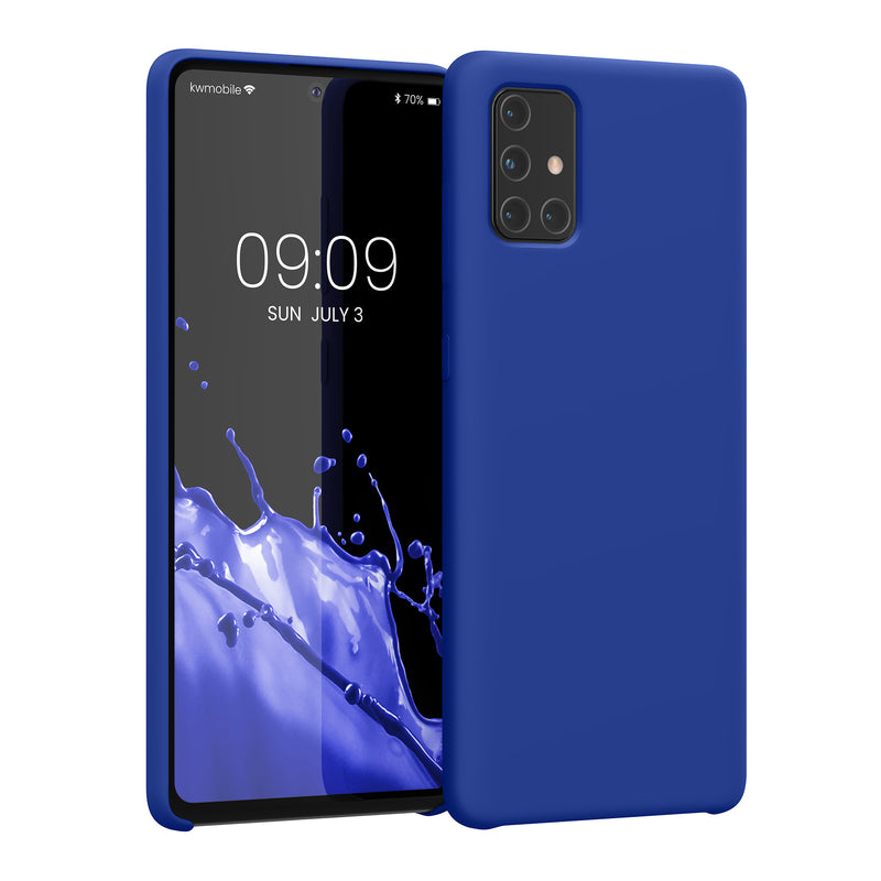 kwmobile Phone Case for Samsung Galaxy A71 - Silicone Case - Wireless Charging - Protective Cover