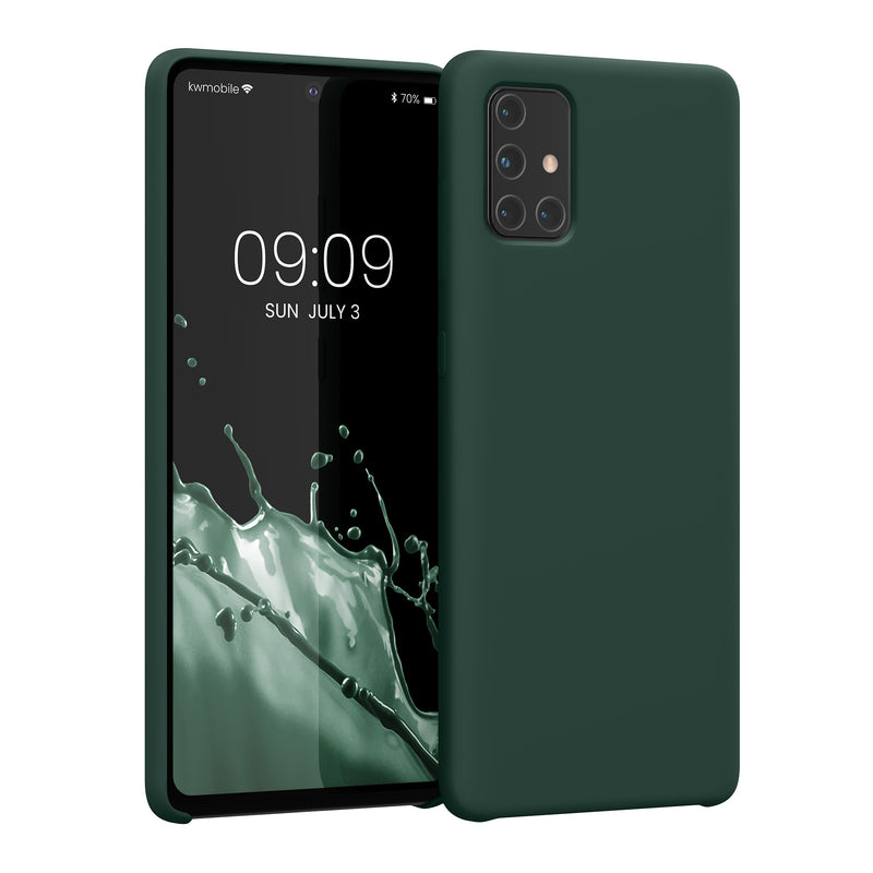 kwmobile Phone Case for Samsung Galaxy A71 - Silicone Case - Wireless Charging - Protective Cover