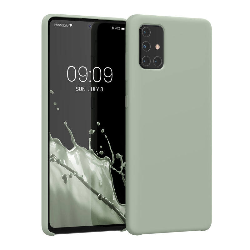 kwmobile Phone Case for Samsung Galaxy A71 - Silicone Case - Wireless Charging - Protective Cover