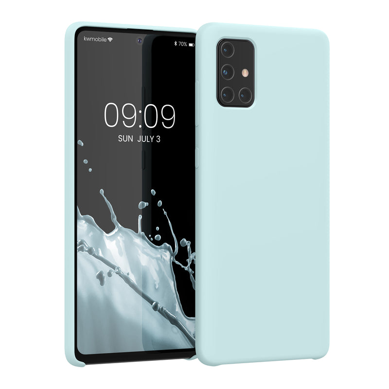 kwmobile Phone Case for Samsung Galaxy A71 - Silicone Case - Wireless Charging - Protective Cover