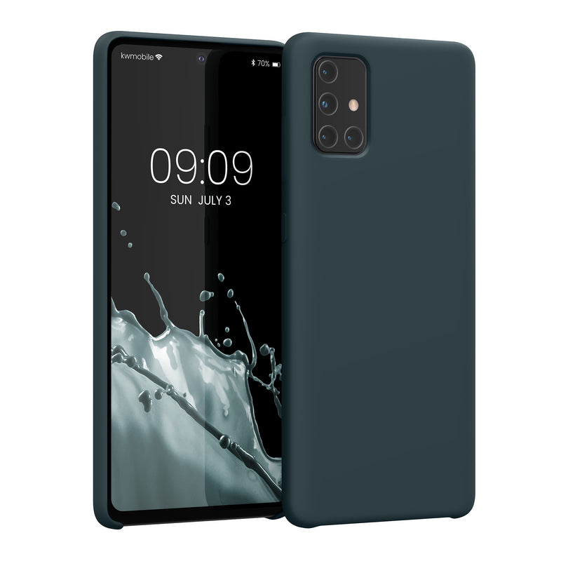 kwmobile Phone Case for Samsung Galaxy A71 - Silicone Case - Wireless Charging - Protective Cover