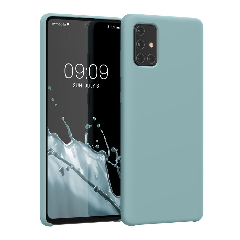 kwmobile Phone Case for Samsung Galaxy A71 - Silicone Case - Wireless Charging - Protective Cover