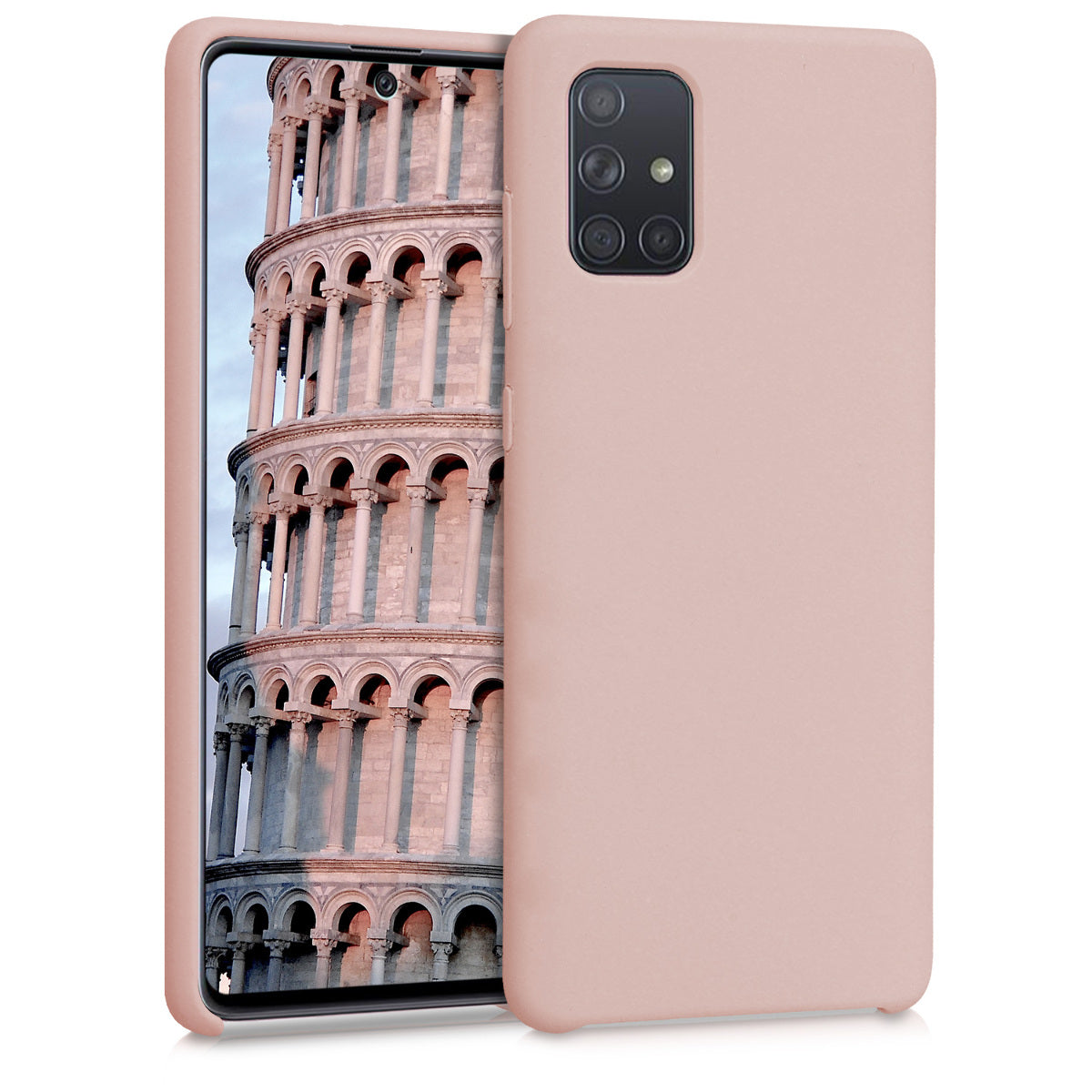 kwmobile Phone Case for Samsung Galaxy A71 - Silicone Case - Wireless Charging - Protective Cover