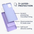 kwmobile Phone Case for Samsung Galaxy A71 - Silicone Case - Wireless Charging - Protective Cover