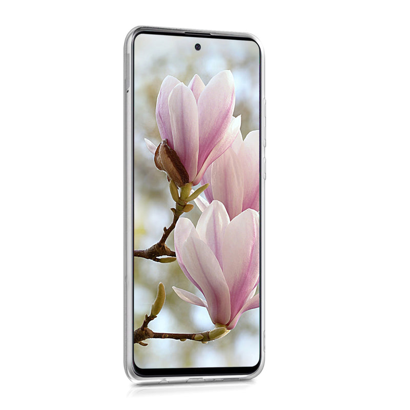 kwmobile Case Compatible with Samsung Galaxy A71 - Transparent Silicone Cover