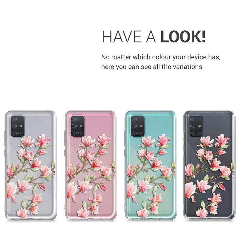 kwmobile Case Compatible with Samsung Galaxy A71 - Transparent Silicone Cover
