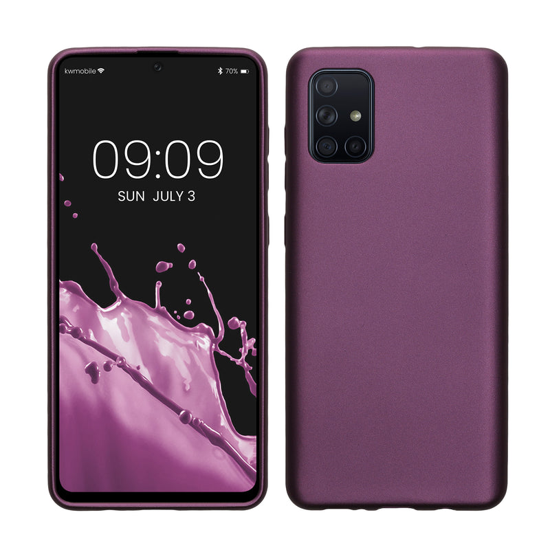kwmobile Phone Case for Samsung Galaxy A71 - Silicone Case Protective Cover