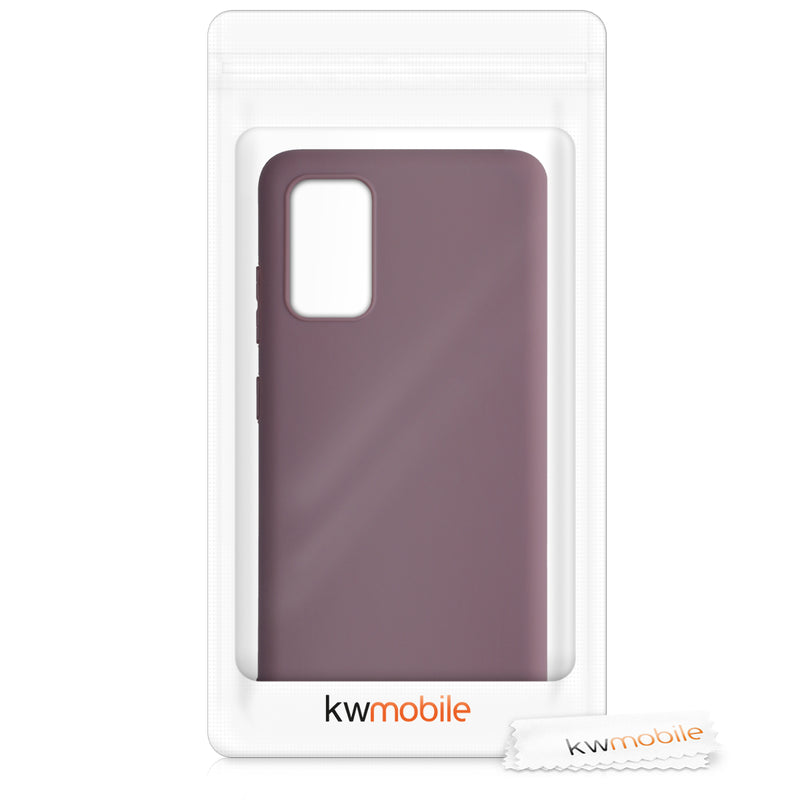 kwmobile Cell Phone Case for Samsung Galaxy S20 Plus Case - Wireless Charging - Protective Cover