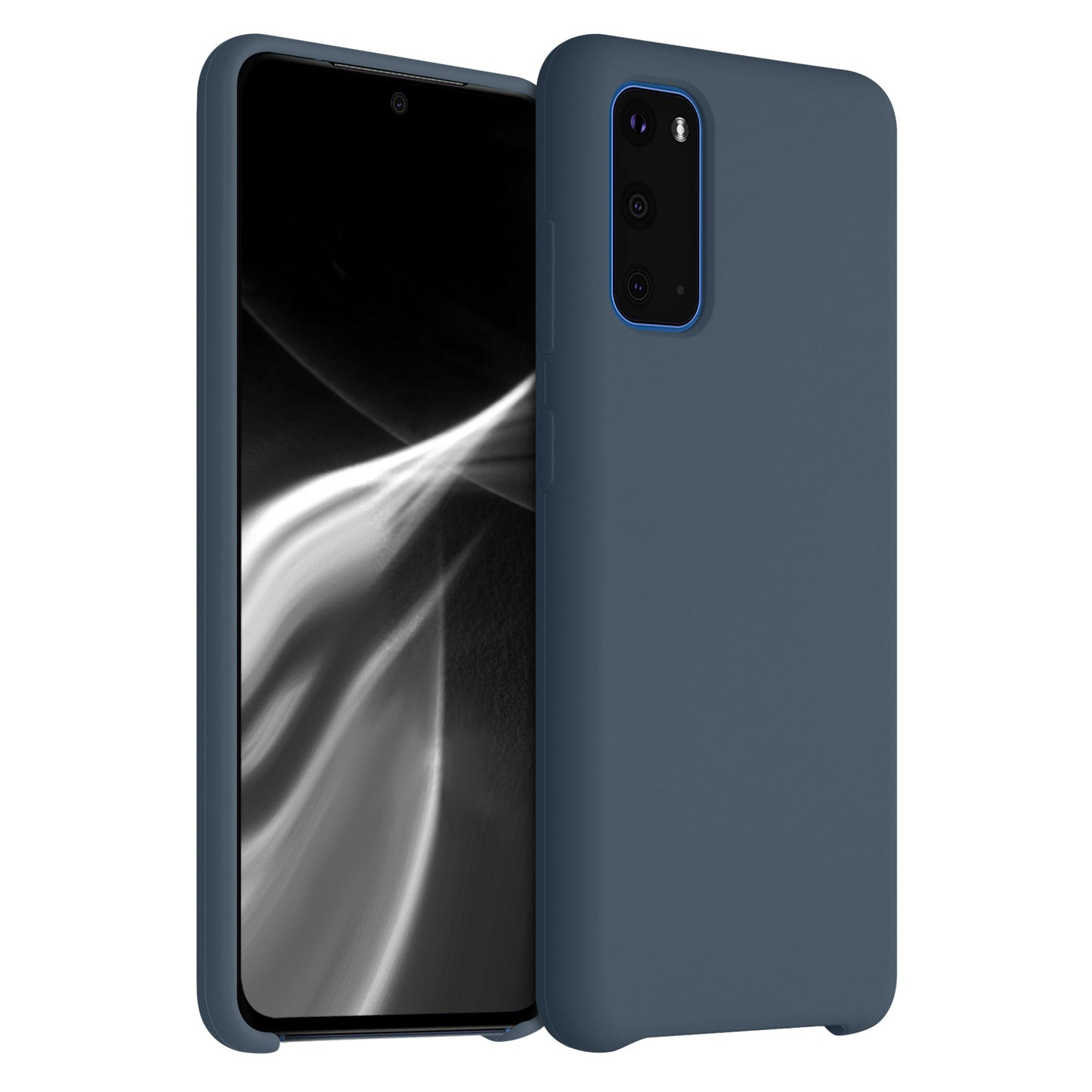 kwmobile Phone Case for Samsung Galaxy S20 Case Silicone Wireless Charging Protective Cover