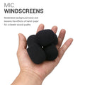 kwmobile Microphone Windscreen compatible with various microphones