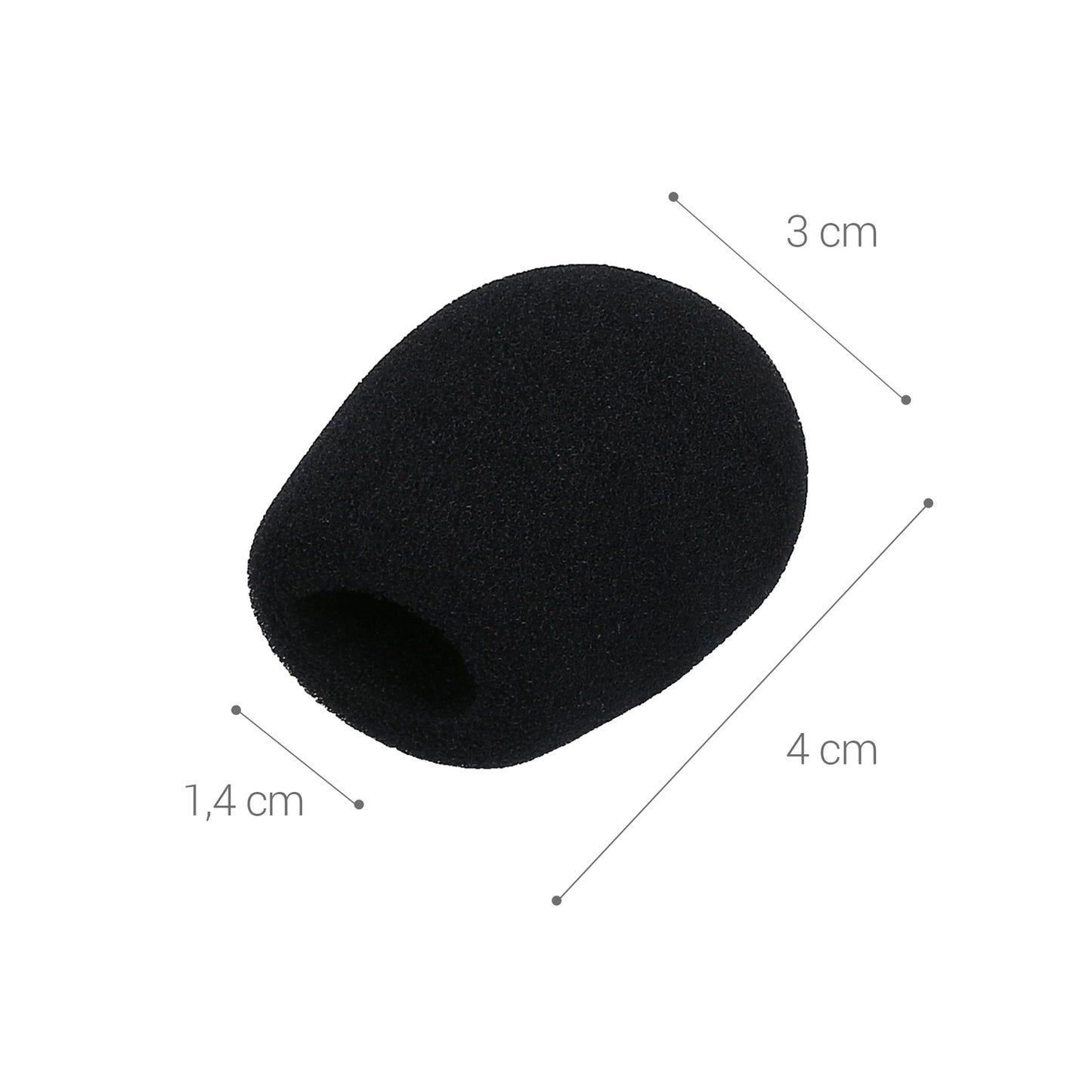 kwmobile Microphone Windscreen compatible with various microphones