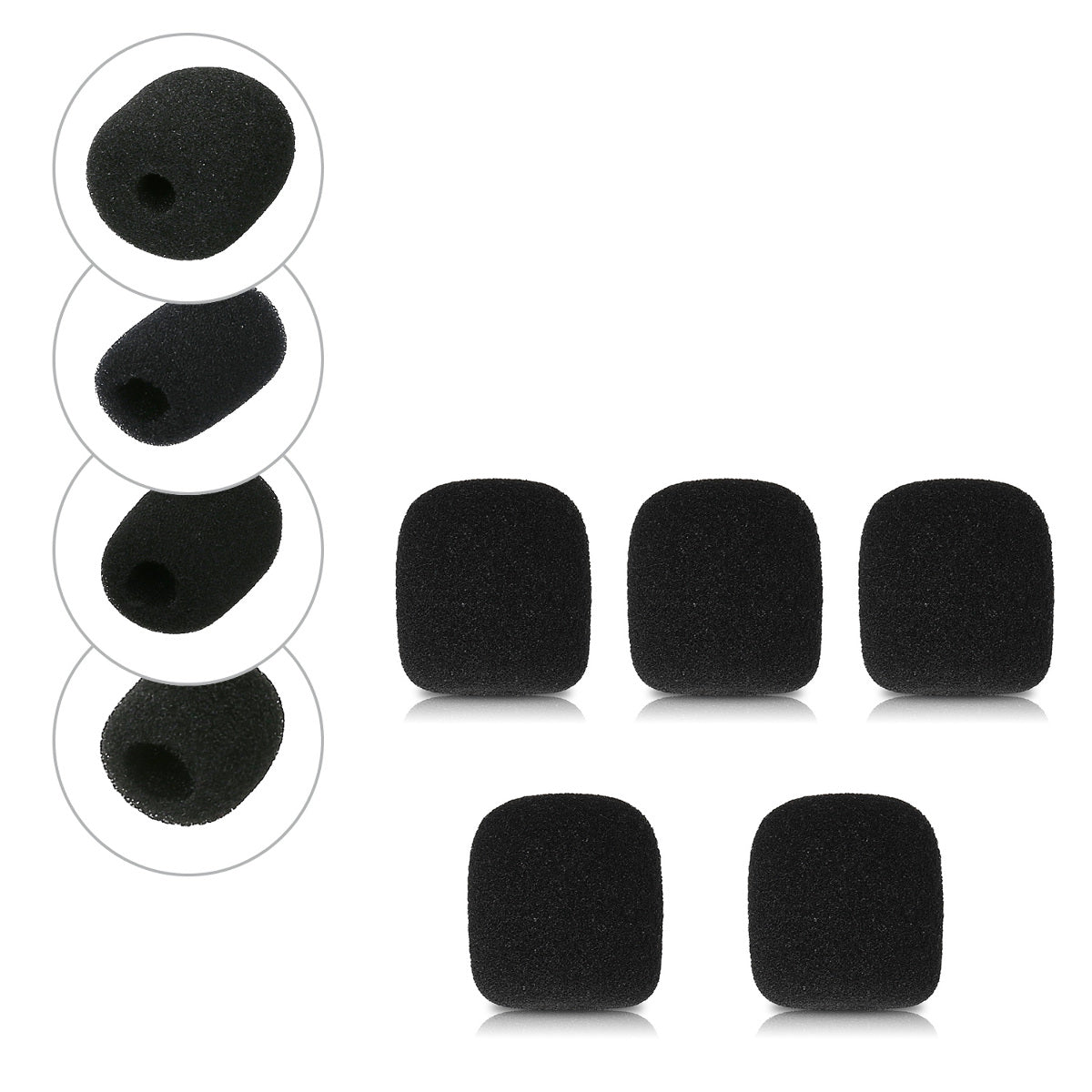 kwmobile Microphone Windscreen compatible with various microphones