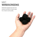 kwmobile Microphone Windscreen compatible with various microphones