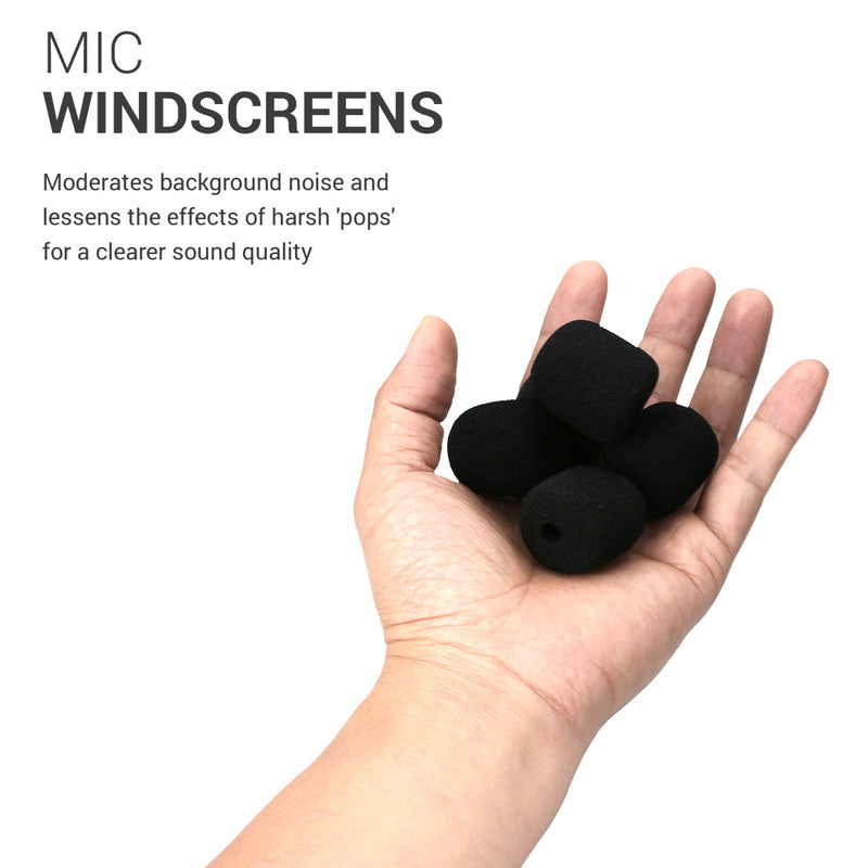 kwmobile Microphone Windscreen compatible with various microphones